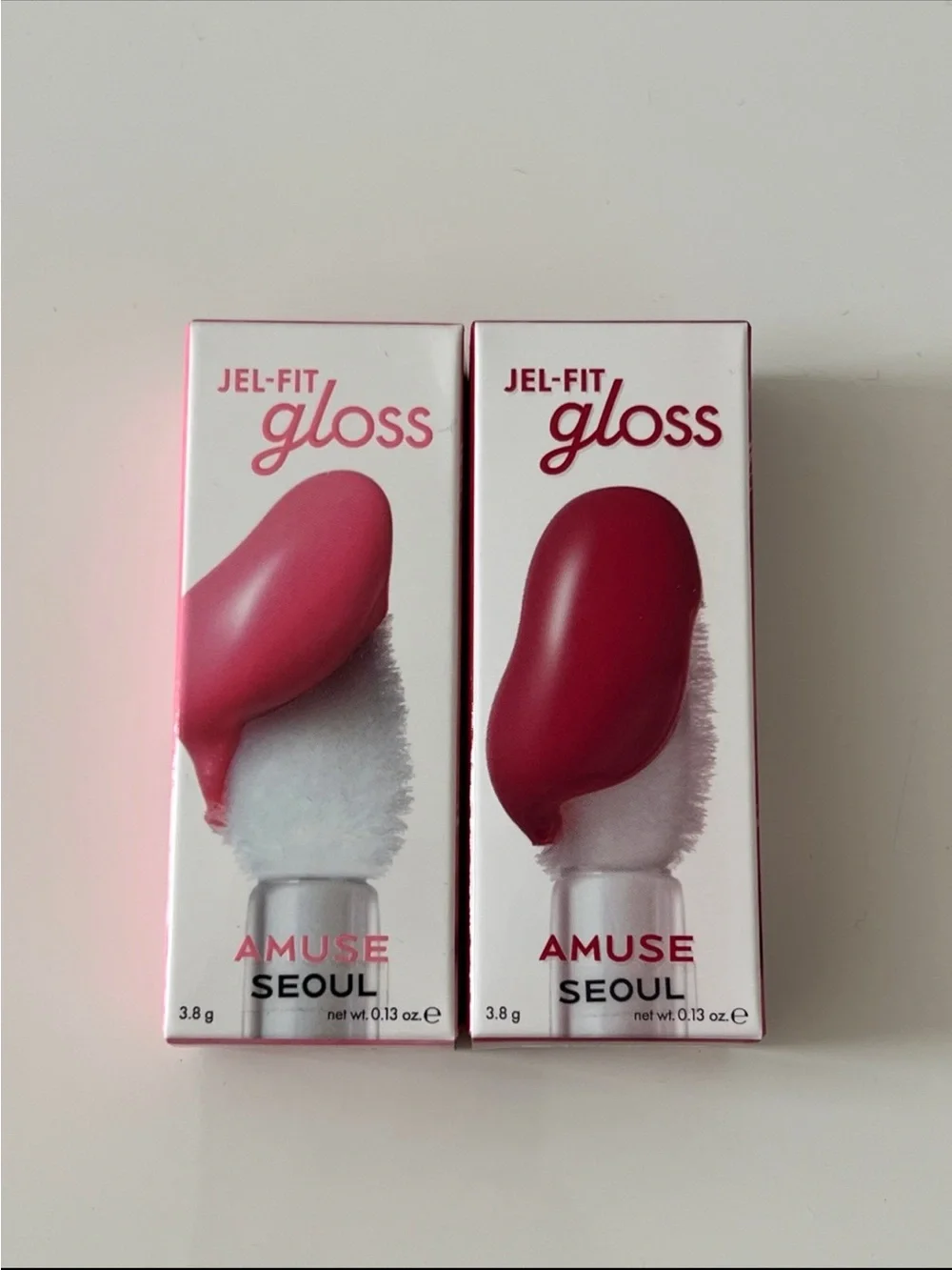 Amuse Jel Fit Gloss Bundle - 06 White Boksoonga, Caffeine Cherry